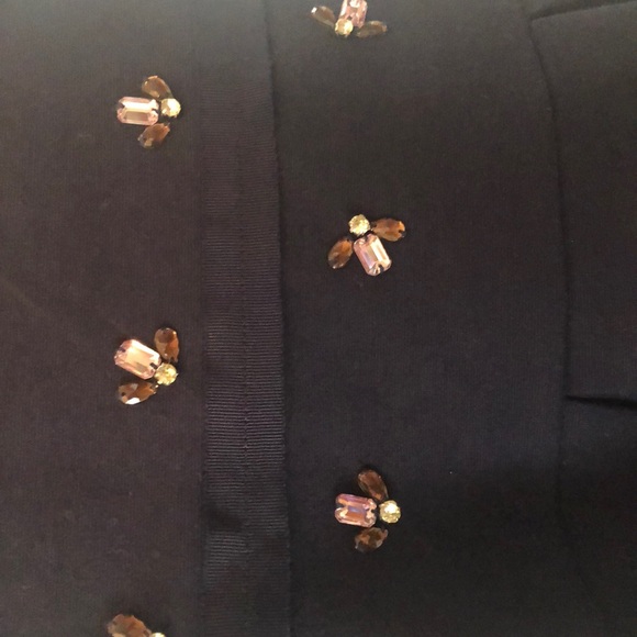 J. CREW Navy Blue Bee Dress - Picture 5 of 8